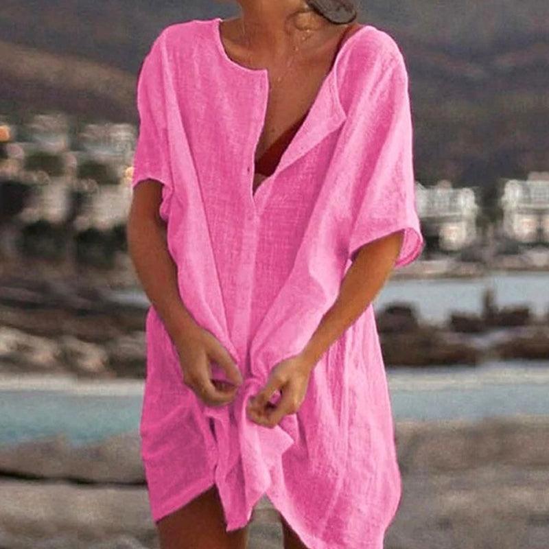 EB | Einfarbiges, Übergroßes Kleid