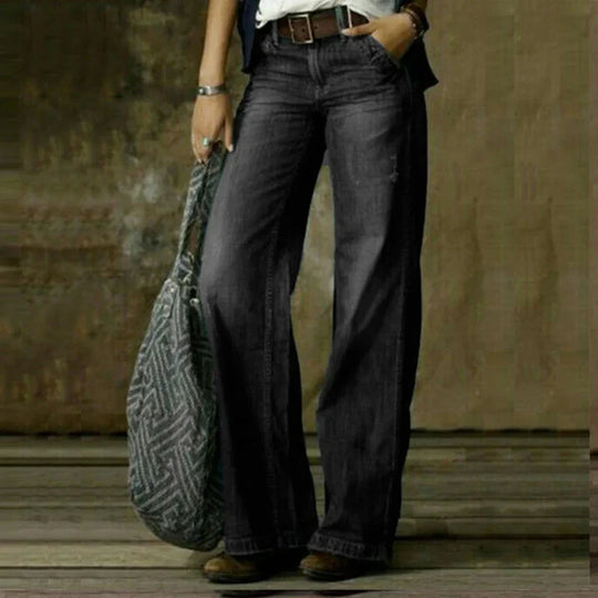 EB | Vintage Weite Hosen Schicke Jeans