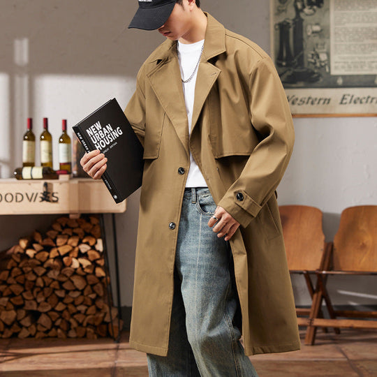 EB | Trenchcoat - Verstellbare Passform - Modernes Langdesign