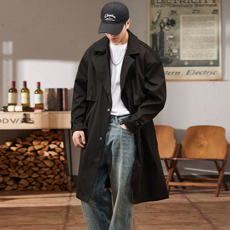 EB | Trenchcoat - Verstellbare Passform - Modernes Langdesign