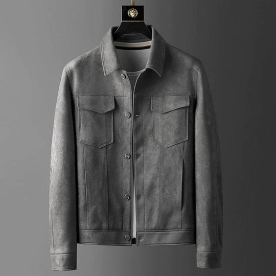 EB | Wildlederjacke Männer - Winddicht