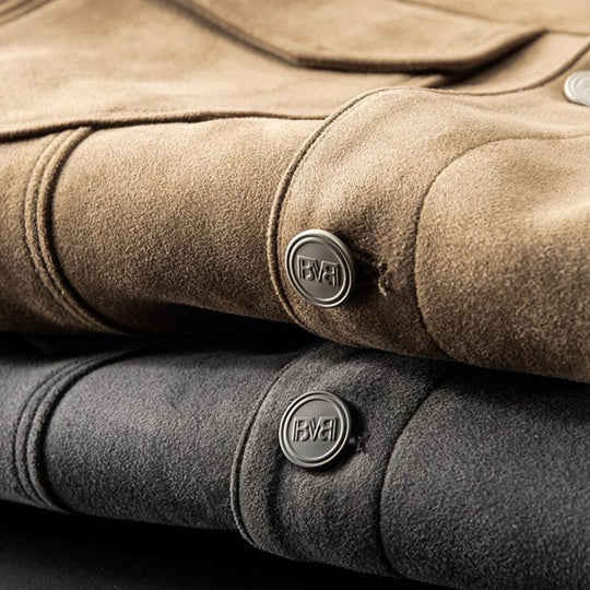 EB | Wildlederjacke Männer - Winddicht