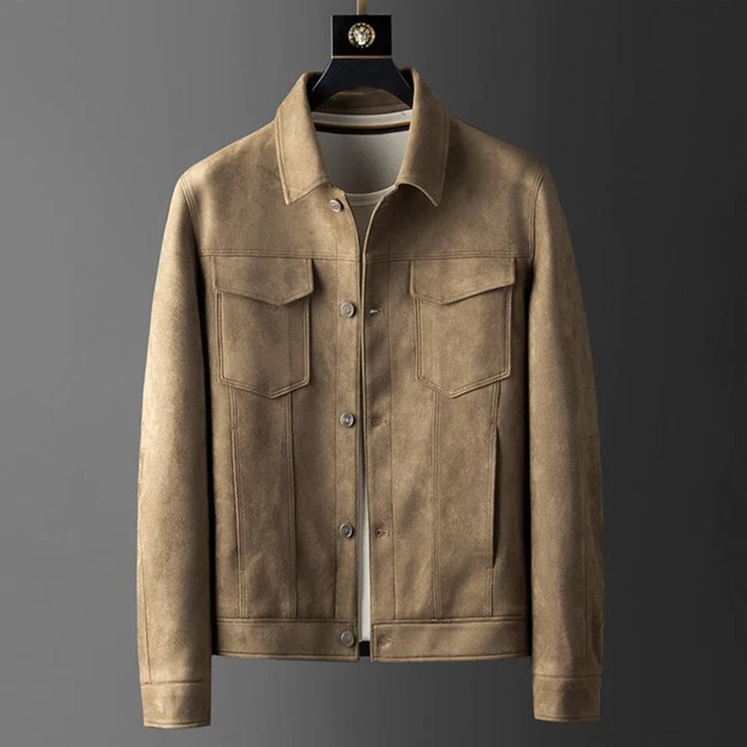 EB | Wildlederjacke Männer - Winddicht