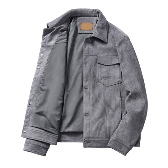 EB | Wildlederjacke Männer - Winddicht