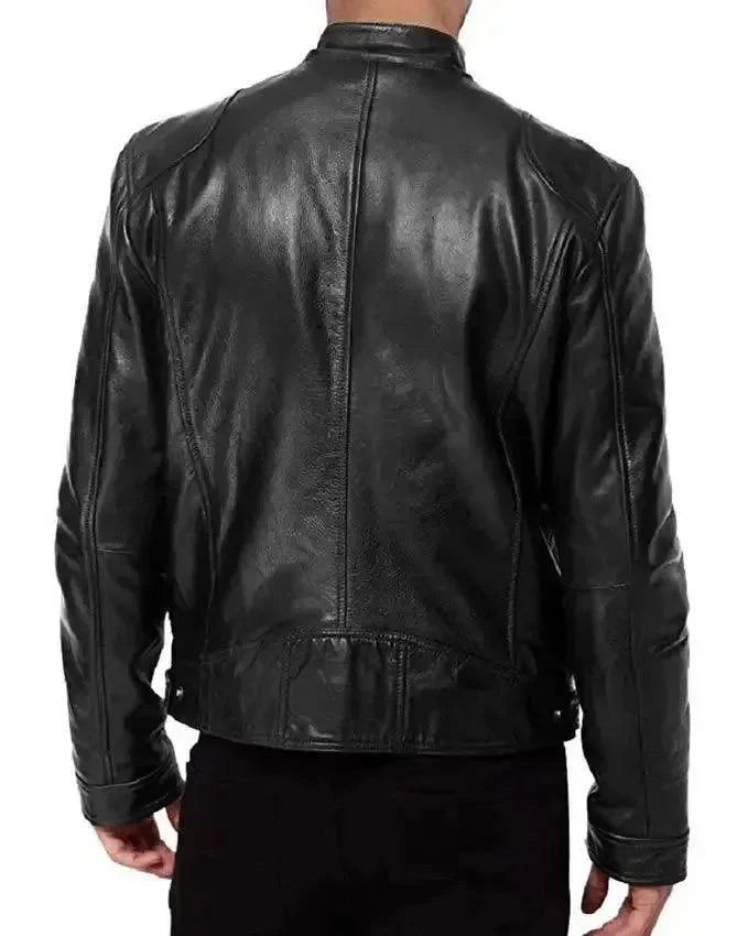 EB | Elegante Slim Fit Herren Lederjacke