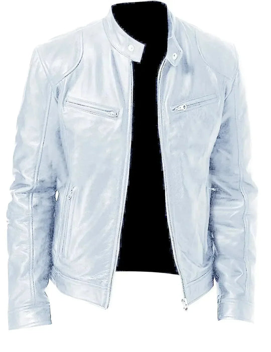 EB | Elegante Slim Fit Herren Lederjacke