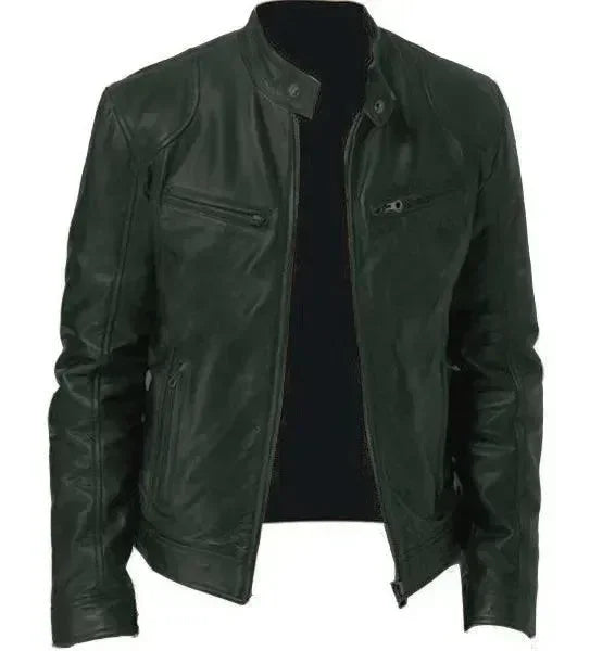 EB | Elegante Slim Fit Herren Lederjacke