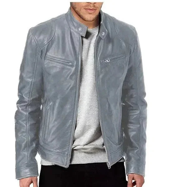 EB | Elegante Slim Fit Herren Lederjacke
