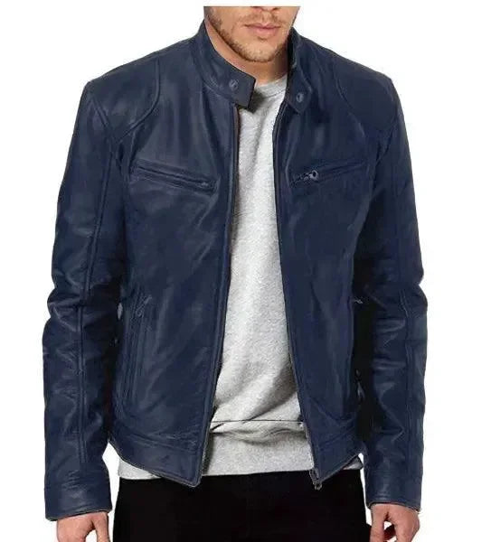 EB | Elegante Slim Fit Herren Lederjacke