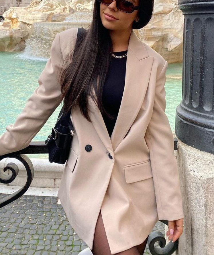 EB | Trendiger Damenblazer mit Taschen