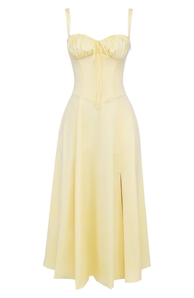 EB | Sommerliches Midi Kleid mit Trägern & Schlitz Luftig, Elegant & Perfekt für Warme Tage