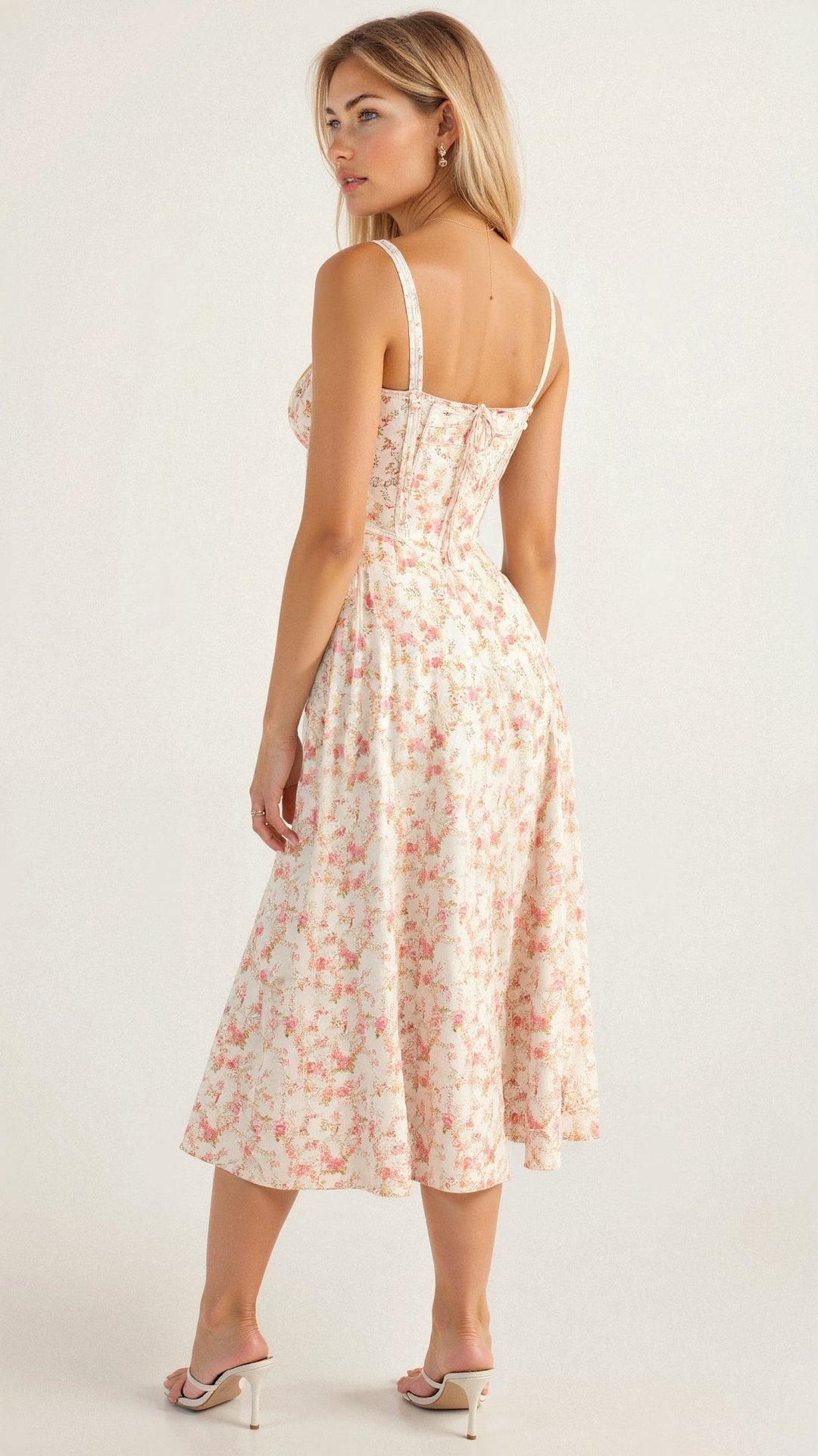 EB | Sommerliches Midi Kleid mit Trägern & Schlitz Luftig, Elegant & Perfekt für Warme Tage