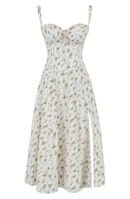 EB | Sommerliches Midi Kleid mit Trägern & Schlitz Luftig, Elegant & Perfekt für Warme Tage