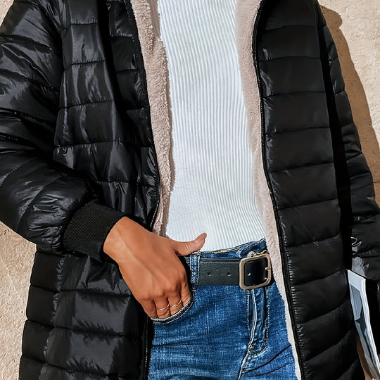 EB | Fleece Gefütterte Jacke mit Reißverschluss
