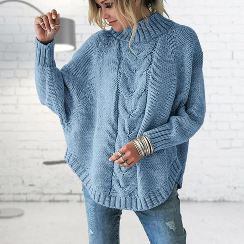 EB | Langer Grober Strick Damenpullover