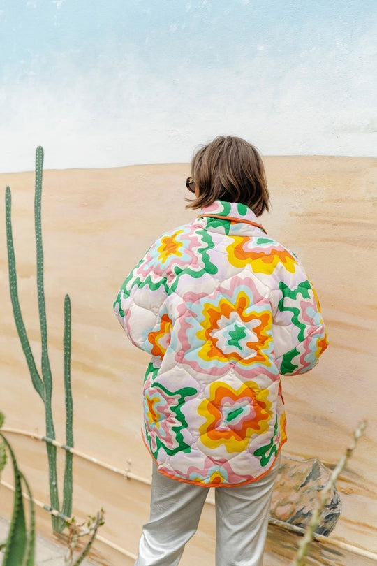 EB | Bedruckte Steppjacke