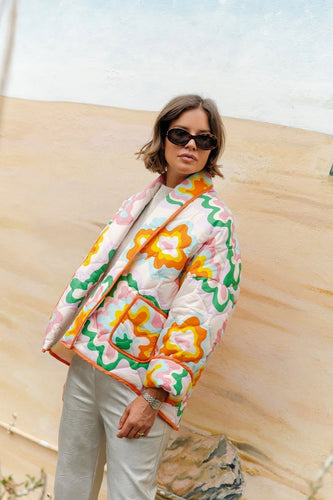 EB | Bedruckte Steppjacke