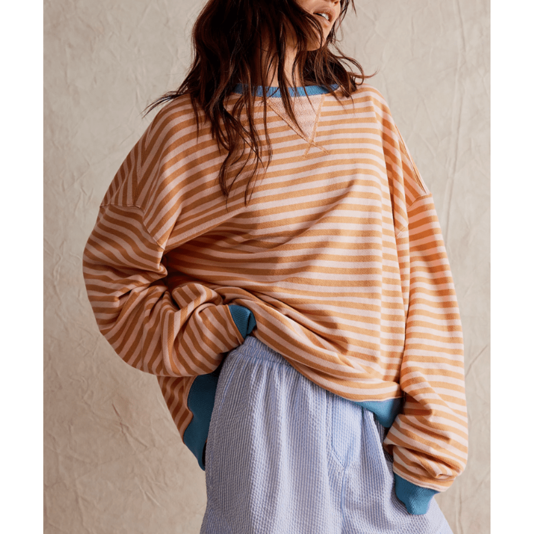 EB | Relaxed Striped Women’S Sweatshirt