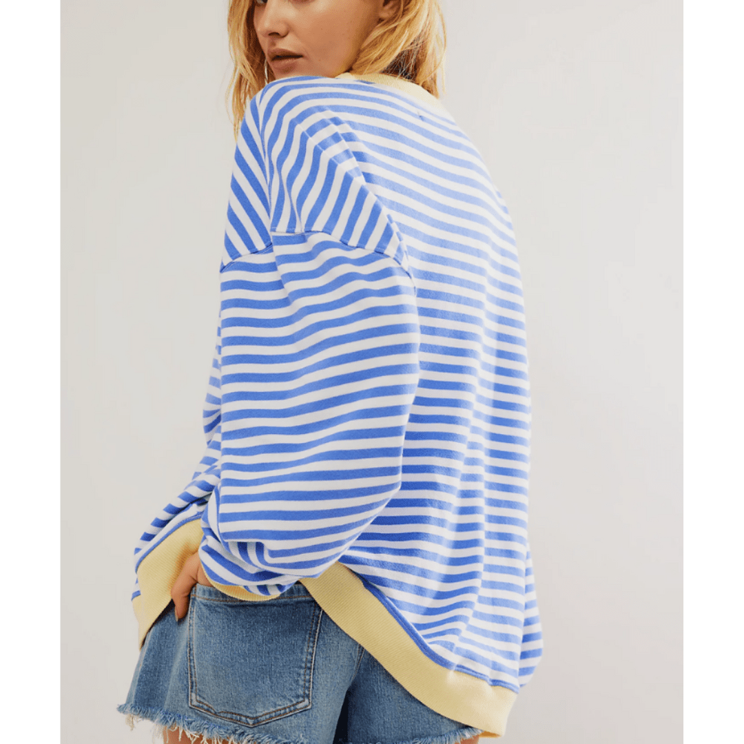 EB | Relaxed Striped Women’S Sweatshirt