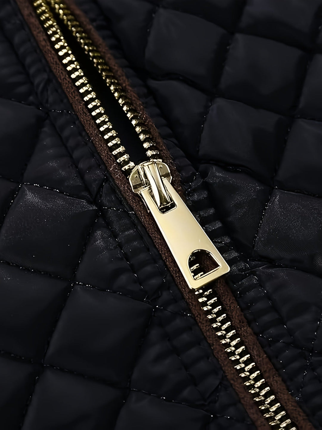 EB | Recycelte Gesteppte Daunenjacke mit Reißverschluss und Taschen