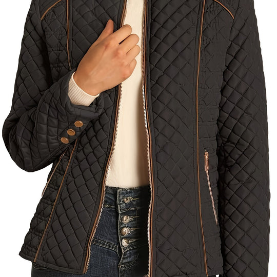 EB | Recycelte Gesteppte Daunenjacke mit Reißverschluss und Taschen