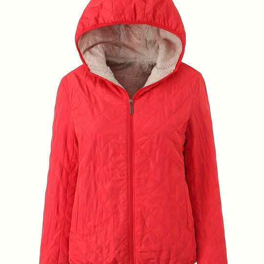 EB | Gepolsterte Jacke mit Reißverschluss und Kapuze