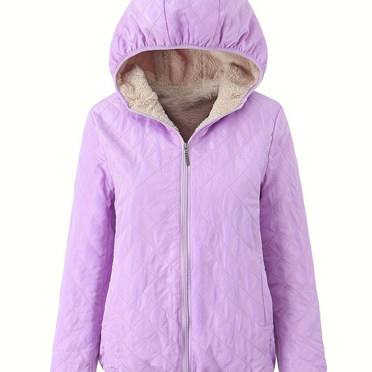 EB | Gepolsterte Jacke mit Reißverschluss und Kapuze