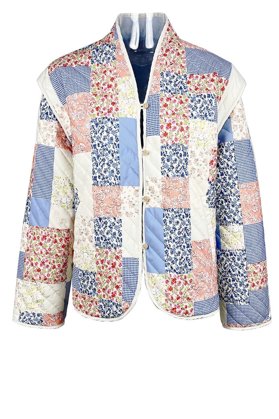 EB | Bedruckte Umwandelbare Steppjacke