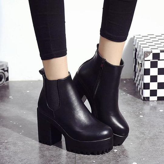 Eefje Stiefel | Stiefel mit robuster Plattform EB