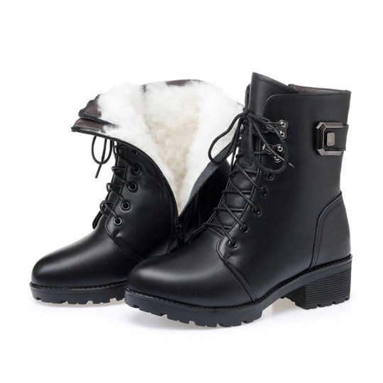 Stilvolle Damenstiefel | Warm und mit Wolle gefüttert EB