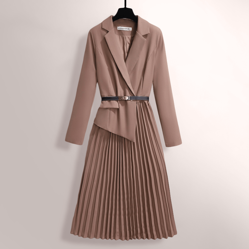 EB | Klassische Faltenrock Damen Kleid Zeitlose Eleganz