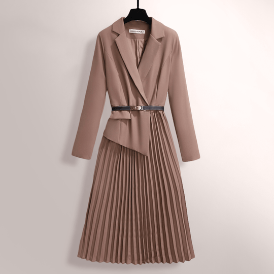 EB | Klassische Faltenrock Damen Kleid Zeitlose Eleganz