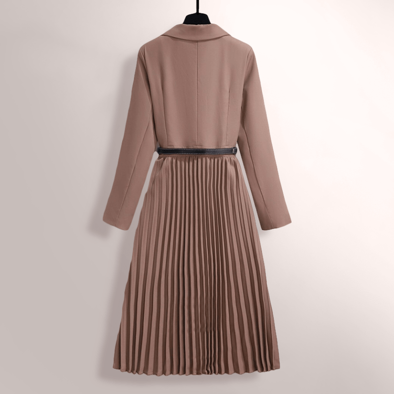EB | Klassische Faltenrock Damen Kleid Zeitlose Eleganz