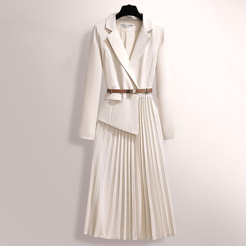 EB | Klassische Faltenrock Damen Kleid Zeitlose Eleganz