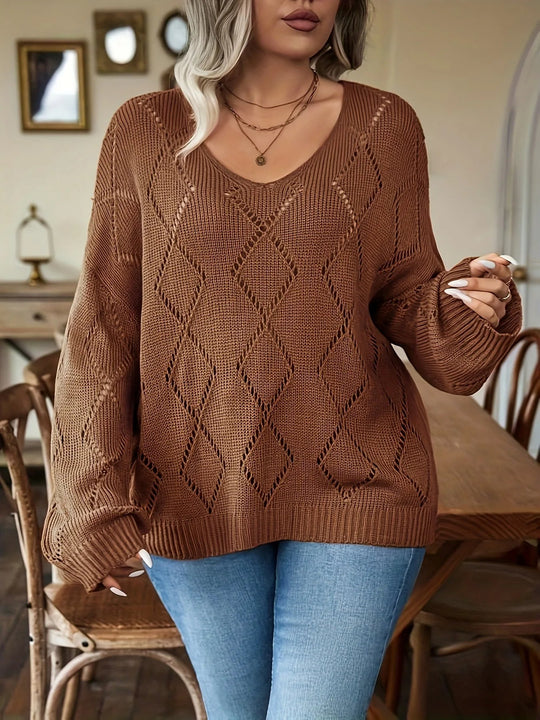 EB | Euro Chic Gemütlicher Strickpullover