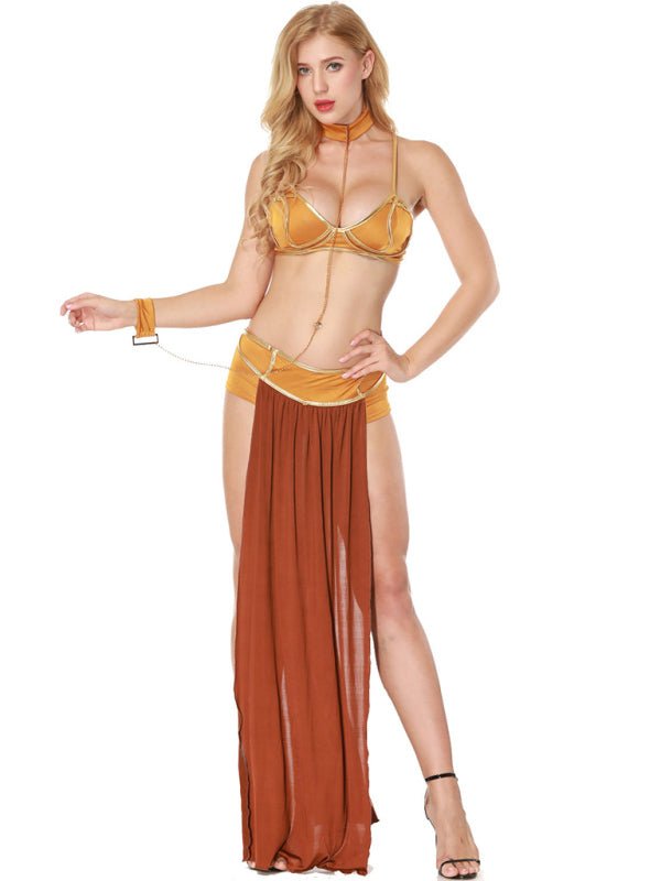 Heidi-Mode | Europäische und amerikanische Damen Halloween Tanz Königin Kleid langen Rock Kostüm