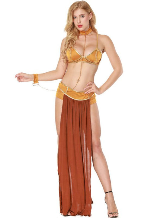 Heidi-Mode | Europäische und amerikanische Damen Halloween Tanz Königin Kleid langen Rock Kostüm