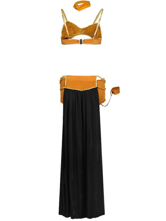 Heidi-Mode | Europäische und amerikanische Damen Halloween Tanz Königin Kleid langen Rock Kostüm