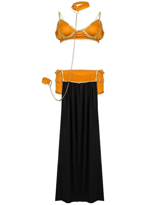 Heidi-Mode | Europäische und amerikanische Damen Halloween Tanz Königin Kleid langen Rock Kostüm