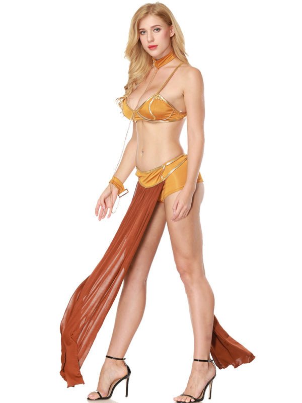 Heidi-Mode | Europäische und amerikanische Damen Halloween Tanz Königin Kleid langen Rock Kostüm