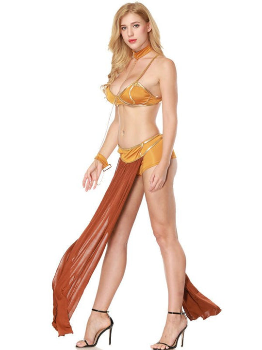 Heidi-Mode | Europäische und amerikanische Damen Halloween Tanz Königin Kleid langen Rock Kostüm