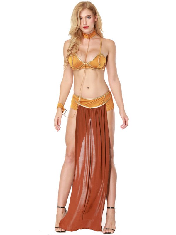 Heidi-Mode | Europäische und amerikanische Damen Halloween Tanz Königin Kleid langen Rock Kostüm
