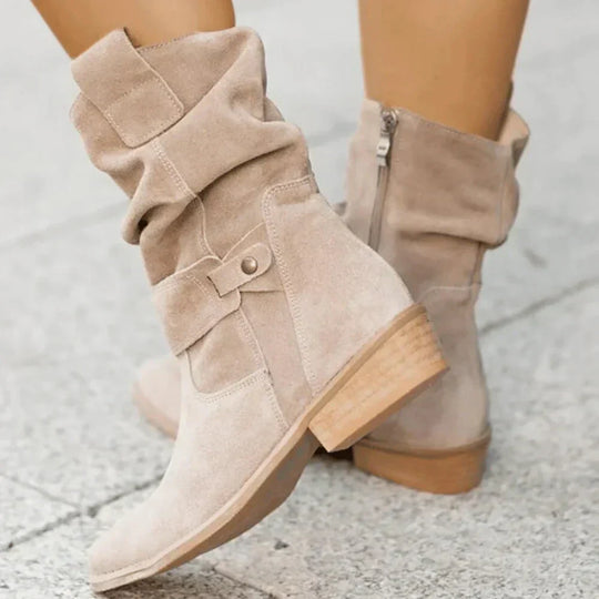 Wildlederstiefel Hochwertig & Bequem Für Herbst/Winter EB