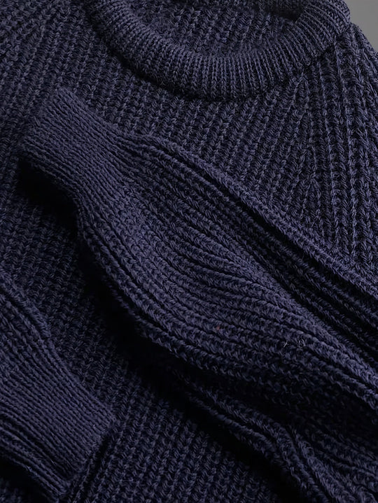 EB | Dicke Strickjacke Im Robusten Design Wolle Wärme und Komfort