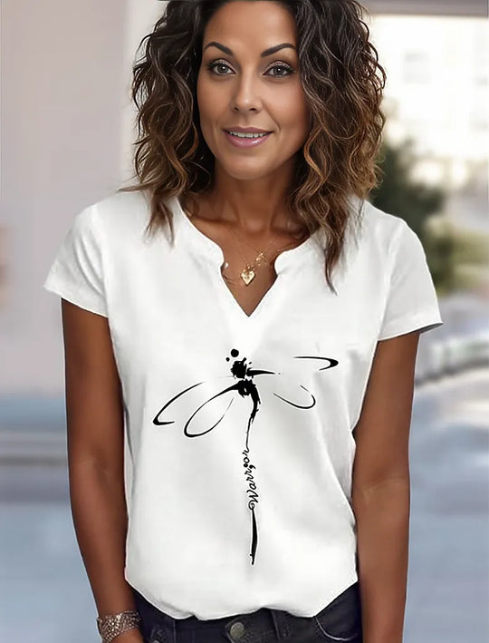 EB | Kurzärmeliges Print-Top