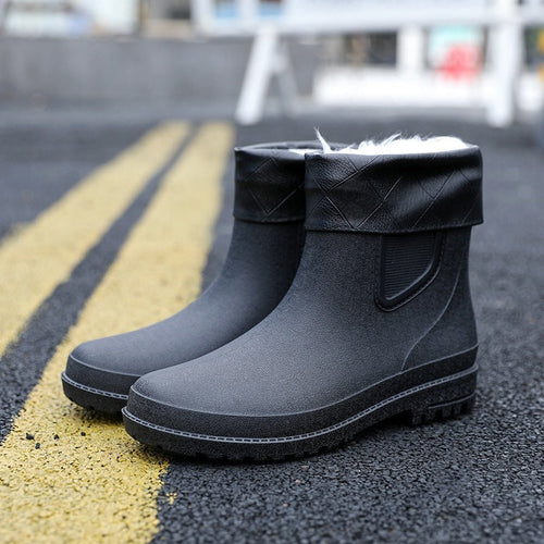 Halbhohe Wasserdichte Herren-Regenstiefel EB