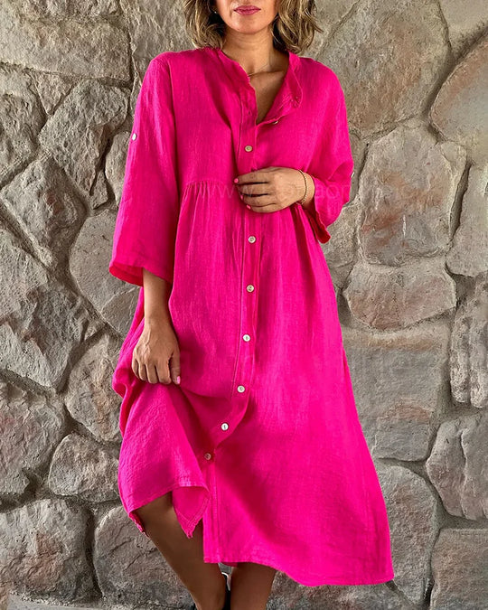 Hemdblusenkleid - stilvolles Sommerkleid