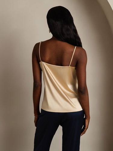 EB | Seide Entspannt Spaghettiträger Camisole Top