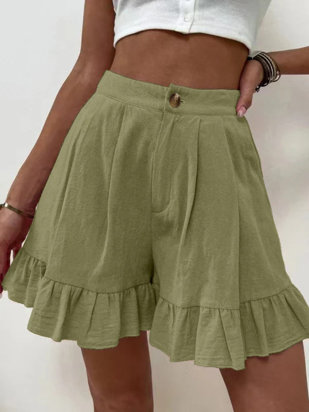 EB | Lässige Shorts mit weitem Bein
