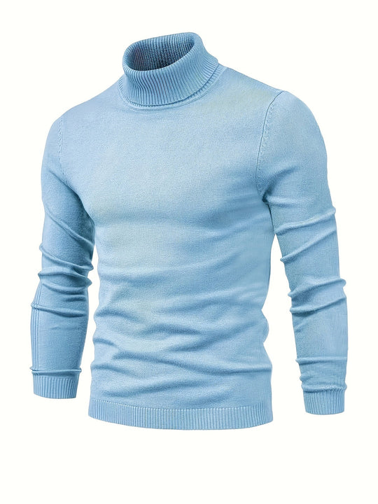 EB | Klassischer Rollkragenpullover Weich und Stilvoll Wollmischung
